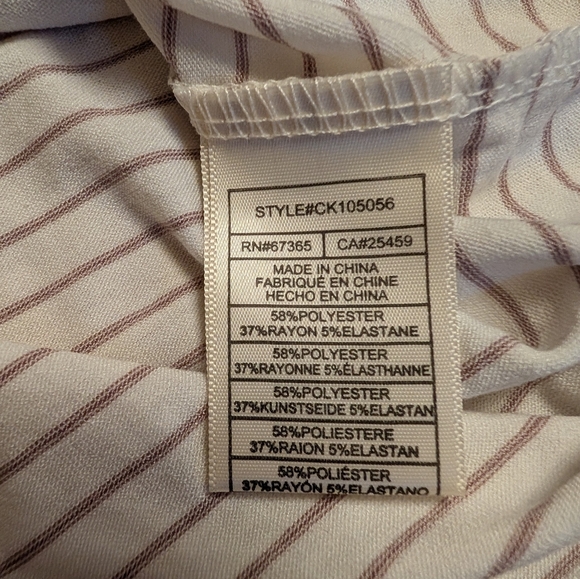 cupcakes & cashmere Red and White Striped Short Sleeve Tee - Picture 8 of 8